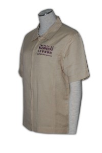 R063 訂製團體恤衫  訂購團體香港恤衫  恤衫摺袖方法  自訂員工制服專門店